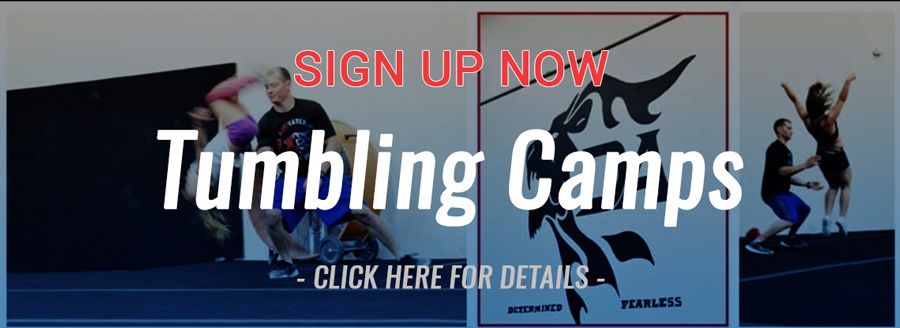 Dauntless Athletics Tumbling Camp Banner