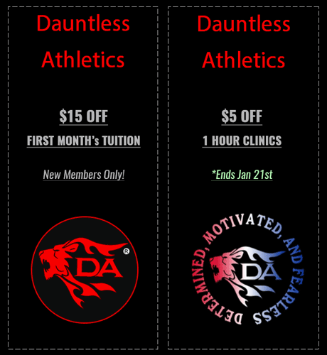 Dauntless Athletics - Coupons